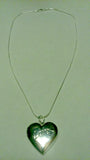 Heart Shaped Locket Sterling SS925 Silver 18 inch chain