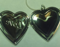 Heart Shaped Locket Sterling SS925 Silver 18 inch chain