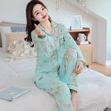 Women Soft 100% Cotton Pajamas PJ Sleep Wear