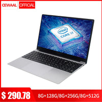 Laptop 15.6 Inch Intel Core 7Gen i7 8GB RAM 512GB SSD Windows 10