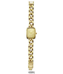 Montres Carlo IP Gold Bracelet Watch with IP Gold Case