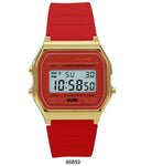 Sporty Red Silicon Digital Watch