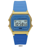 Sporty Blue Silicon Digital Watch