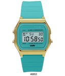 Sporty Turquoise Silicon Digital Watch
