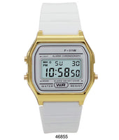 Sporty White Silicon Digital Watch