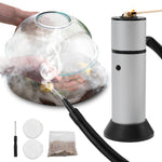 BORUiT Food Cold Smoke Generator Portable Molecular Cuisine Smoking Gun Meat Burn Smokehouse Cooking for BBQ Grill Smoker Wood