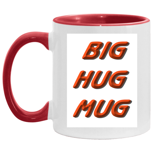 BIG HUG MUG 11oz. Accented Ceramic Custom Design Mug