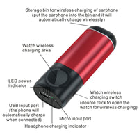 Portable charger for your Apple watch or iPhone