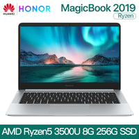 Huawei Honor MagicBook 2019 Laptop Notebook Computer 14 inch AMD Ryzen 5 3500U 8G 256/512GB PCIE SSD FHD IPS Laptops ultrabook
