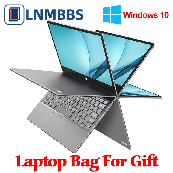LNMBBS 360° laptop 11.6 inch notebook LPDDR4 8GB+256GB SSD 1920*1080 FHD IPS Camera Dual Wifi Bluetooth4.2 touch screen computer