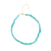 New Bohemian Green Turquoise Beaded Choker Necklace For Women Jewelry