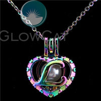  Aroma Pearl Cage Locket Necklace Kids, Women