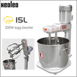 XEOLEO Planetary mixer 15L Dough mixer Stand mixer Commercial Double Stirring bread kneading machine Egg beat machine 200W 220V