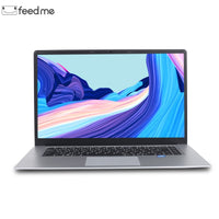 feed me Notebook Computer 15.6 inch 8GB RAM 256GB/512GB SSD  intel J3455 Quad Core Laptops With FHD Display Ultrabook WiFi