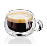 Double Wall Glass Heat Resistant Tea Coffee Mug