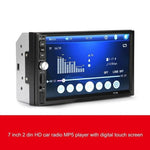 7 Inch Car Video Player with Touch Screen Bluetooth FM Stereo Radio
