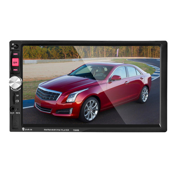 7 Inch Car Video Player with HD Touch Screen Bluetooth Stereo Radio