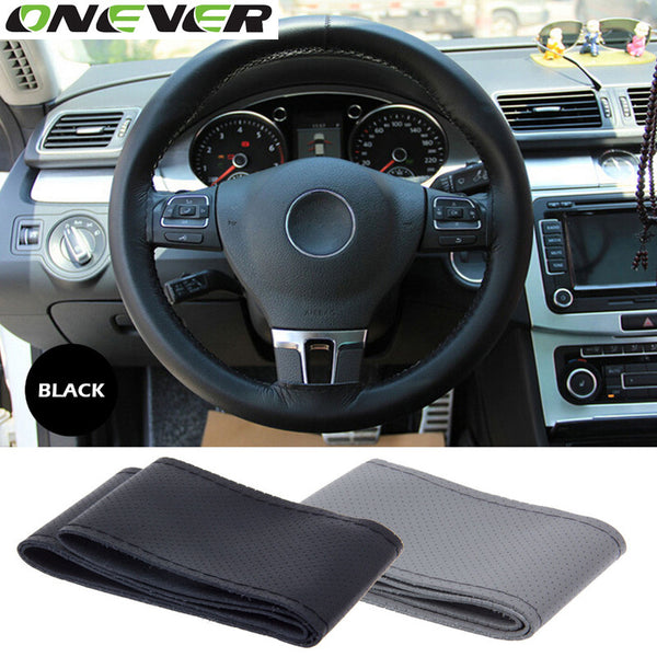 Onever 1Pc DIY Custom Car Steering Wheel Cover kit