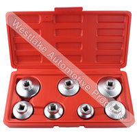 7PCS Oil Filter Cap Socket Wrench Tool Set